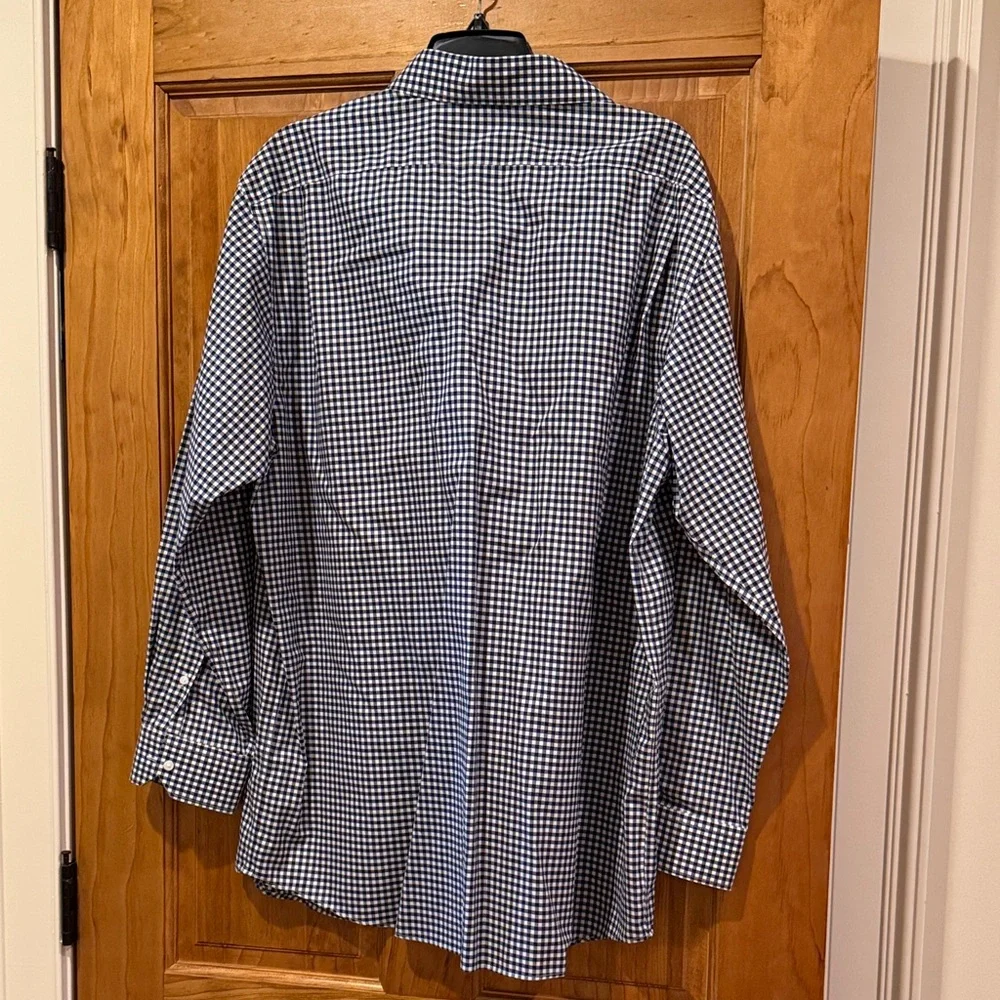 Hart Schaffner Marx Black and White Checkered Shirt - Picture 4 of 4